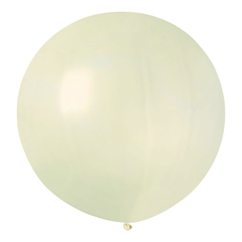 Jätteballong Elfenbensvit - 1-pack