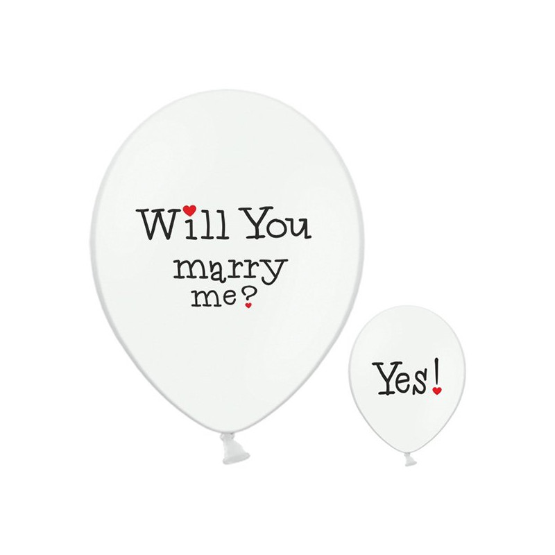Ballonger Will you marry me? - 50-pack