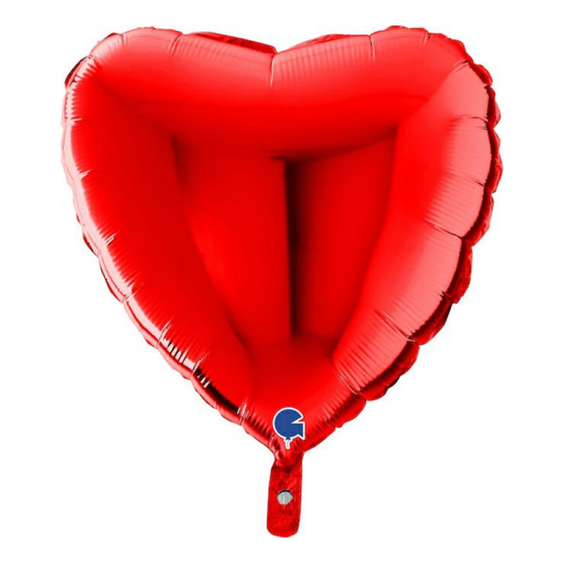 Folieballong Hjärta Röd - 56 cm