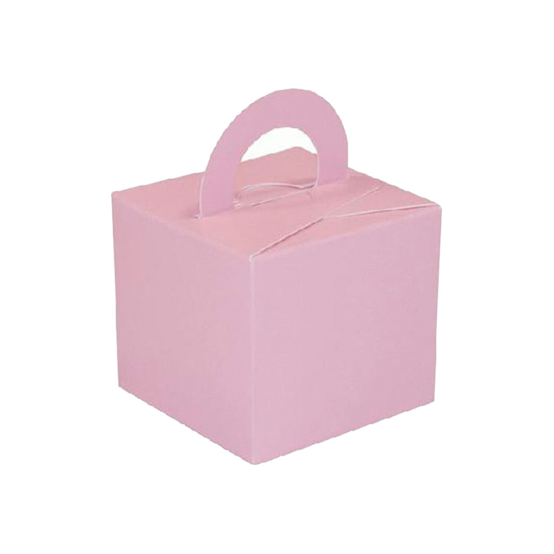 Ballongvikt Presentbox av Papp Ljusrosa - 10-pack