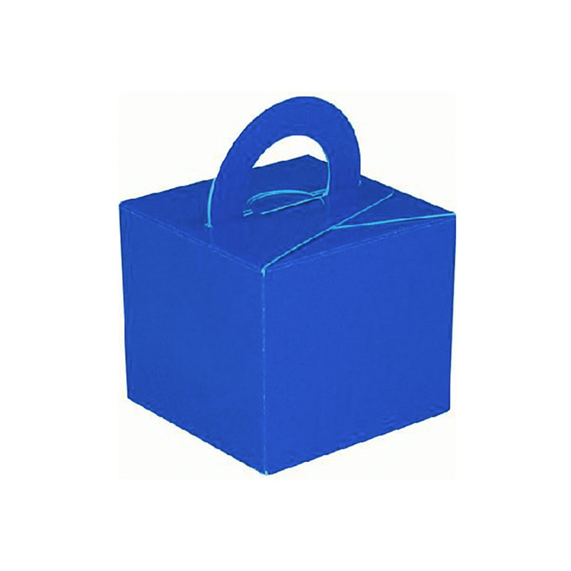 Ballongvikt Presentbox av Papp Blå - 10-pack