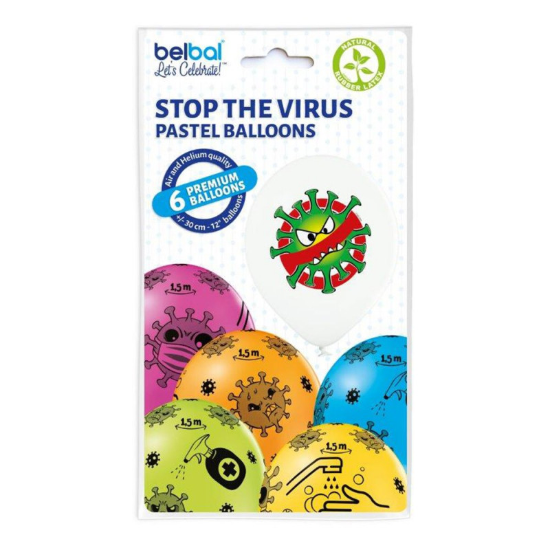 Ballonger Stop The Virus - 6-pack
