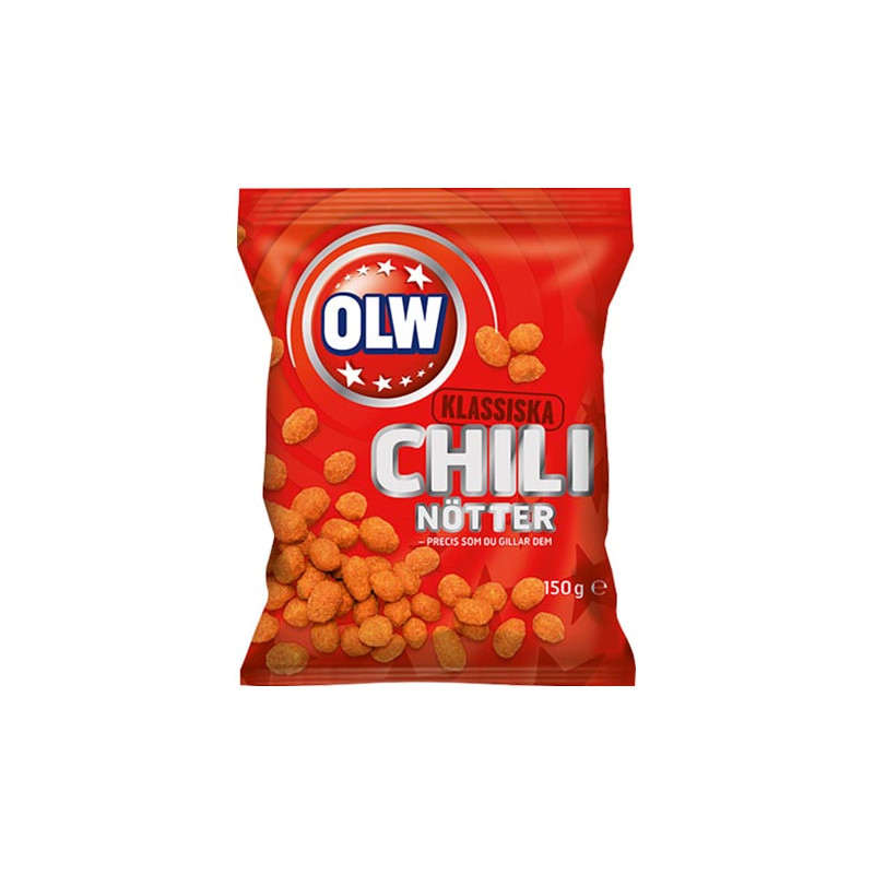 OLW Chilinötter - 150 gram
