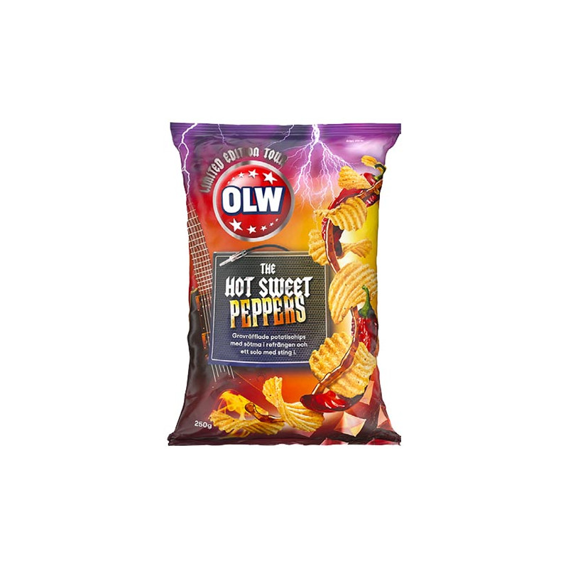 OLW LTD Hot Sweet Peppers - 250 gram