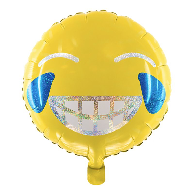 Folieballong Emoji Laugh