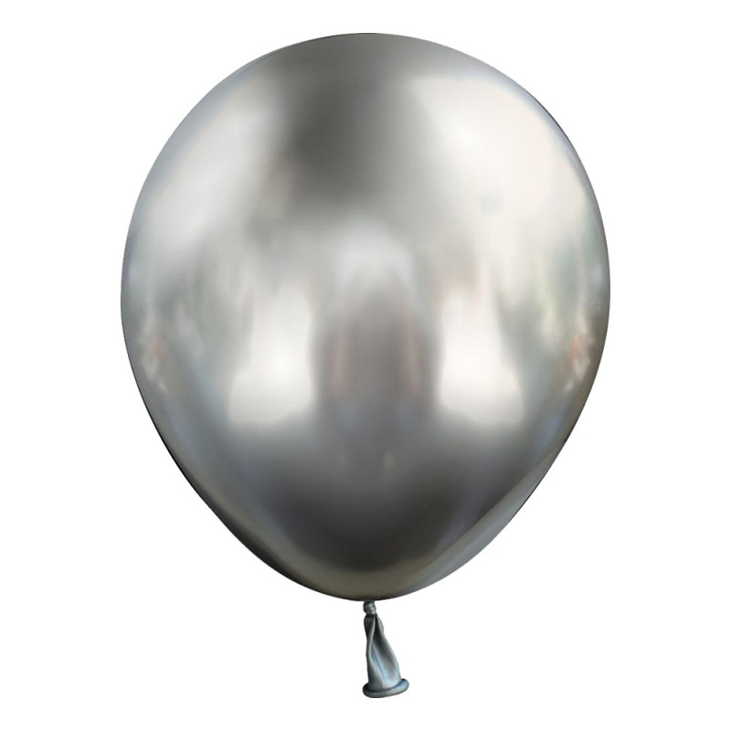 Latexballonger Mini Krom Space Grey - 25-pack