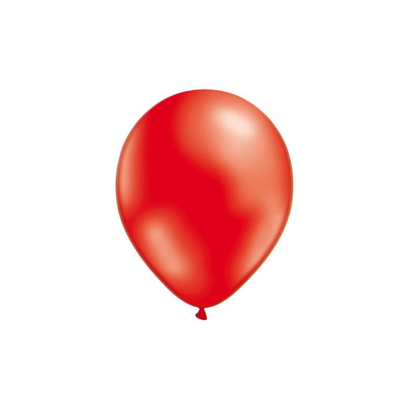 Ballonger Röda Metallic - 25-pack