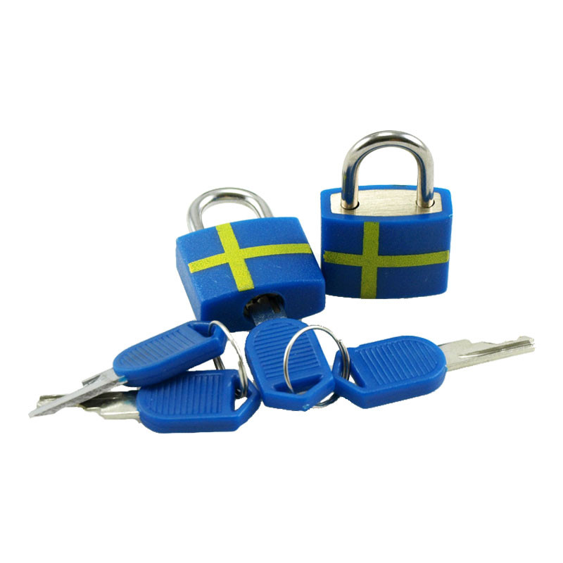 Hänglås Sverige - 2-pack