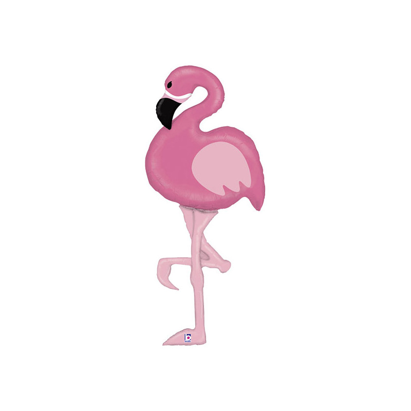 Folieballong Special Delivery Flamingo