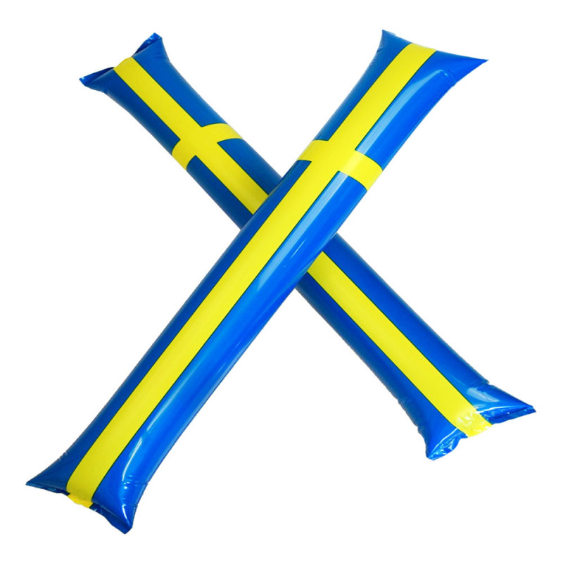 Handklappor Sverigeflagga - 2-pack