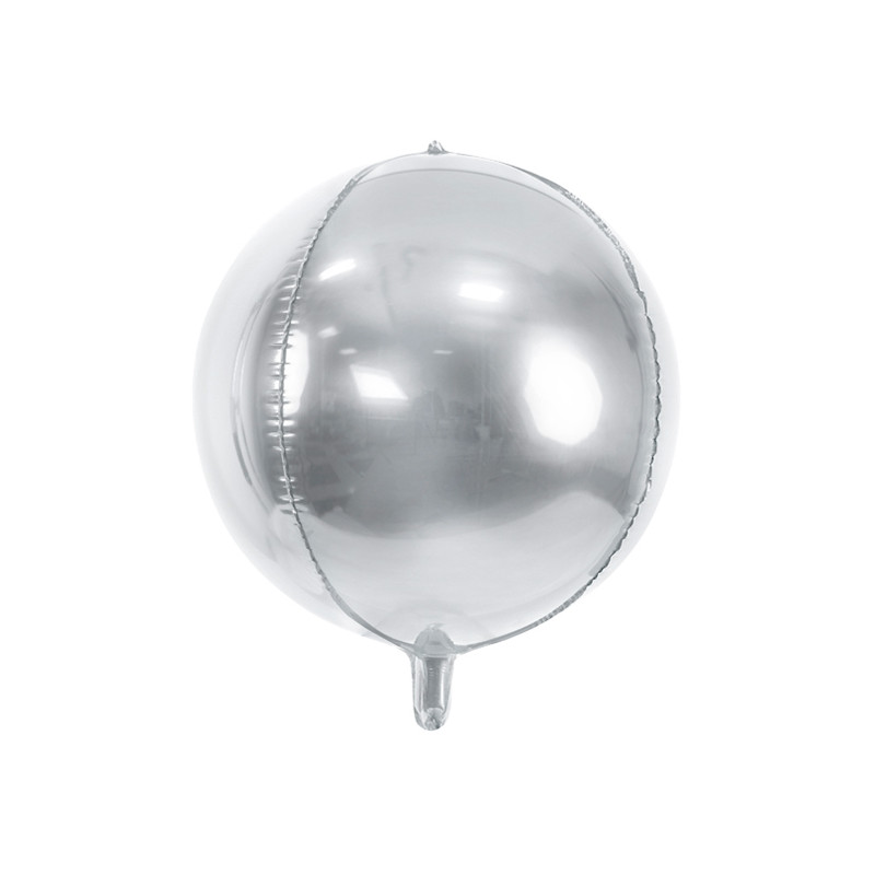Folieballong Boll Silver