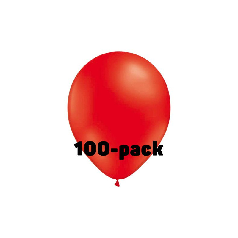 Ballonger Röda - 100-pack