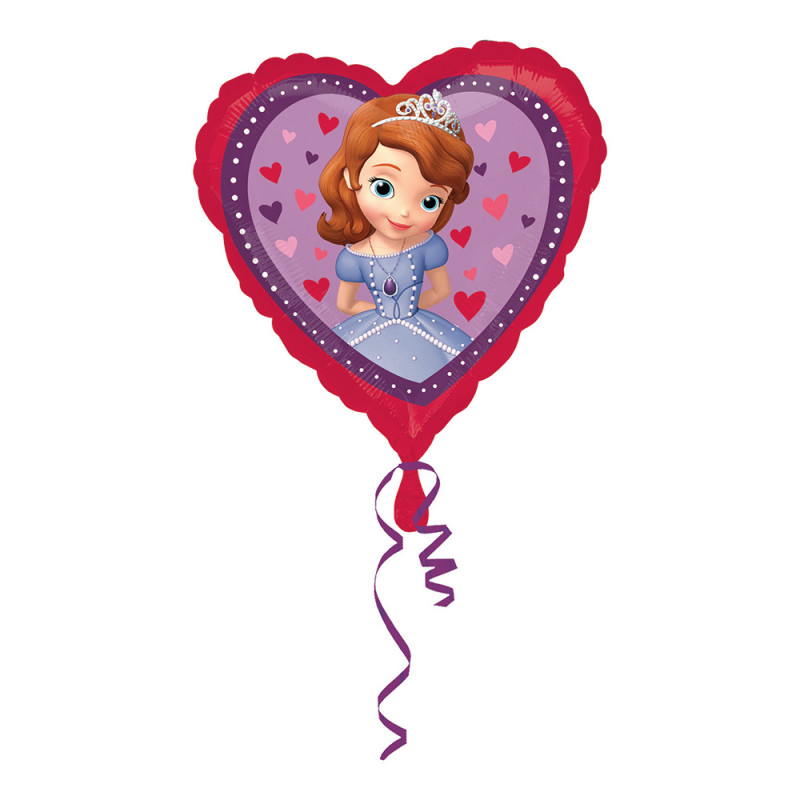 Folieballong Sofia Den Första Hjärta