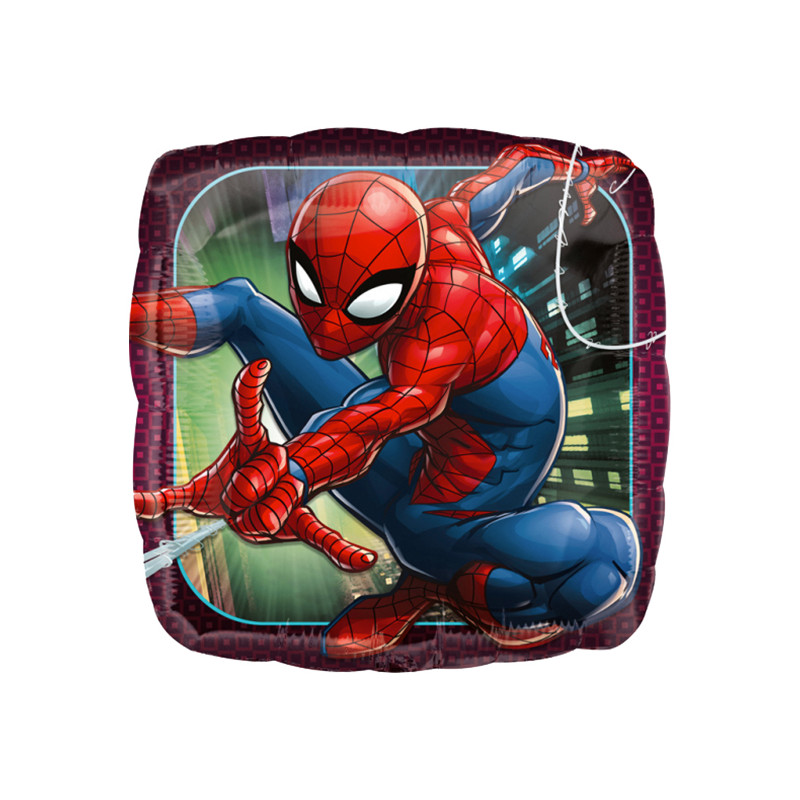 Folieballong Spider-Man Kvadrat