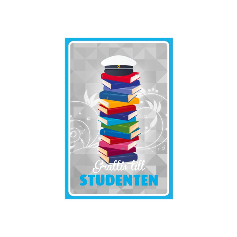 Studentkort Grattis Till Studenten Böcker