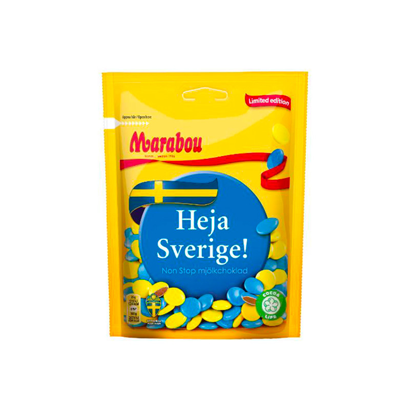Marabou Non Stop Heja Sverige Limited Edition - 225 gram
