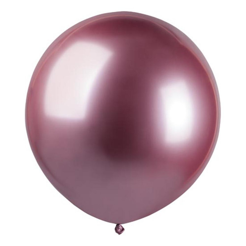Ballonger Krom Rosa Stora - 25-pack
