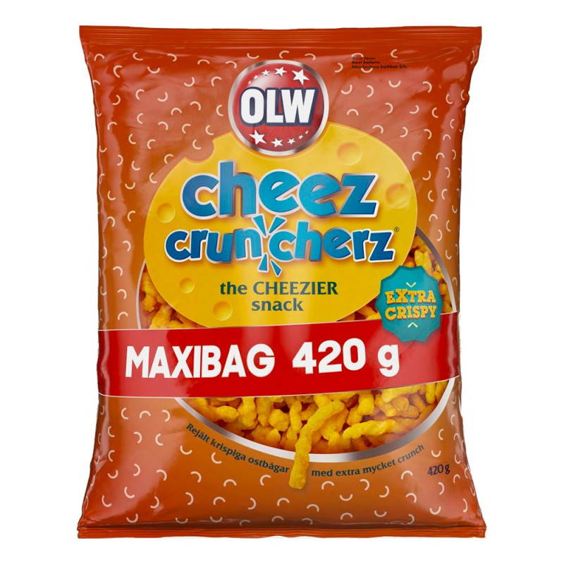 OLW Maxibag Cheez Cruncherz - 420 gram