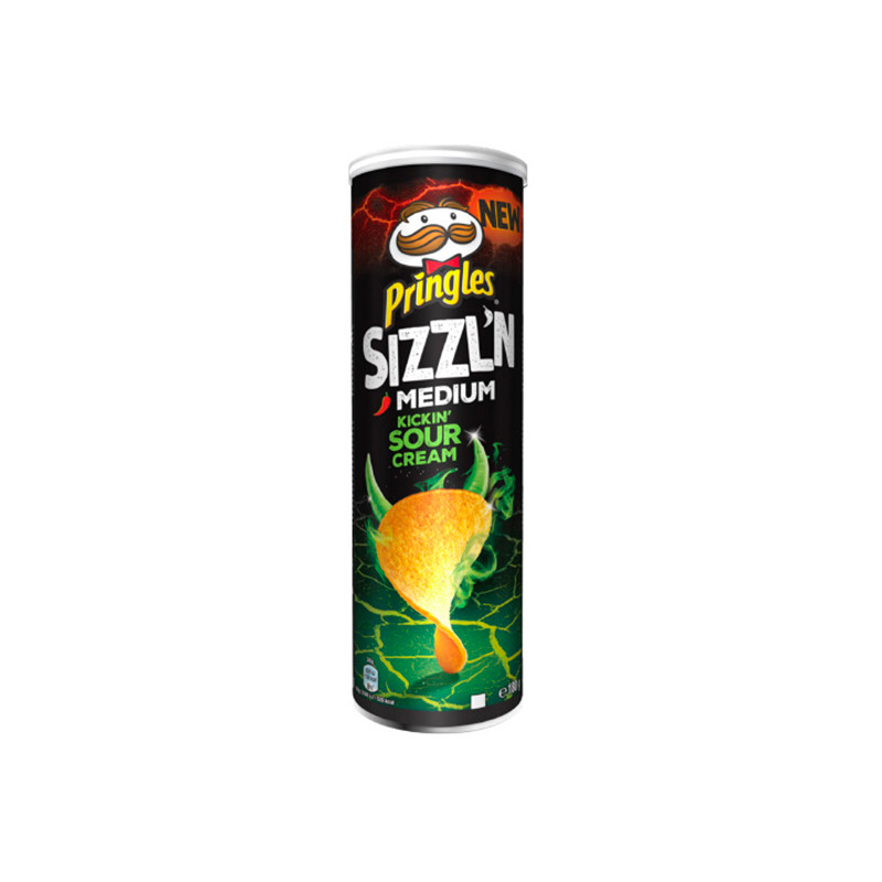 Pringles Sizzl\'n Kickin Sourcream - 180 gram