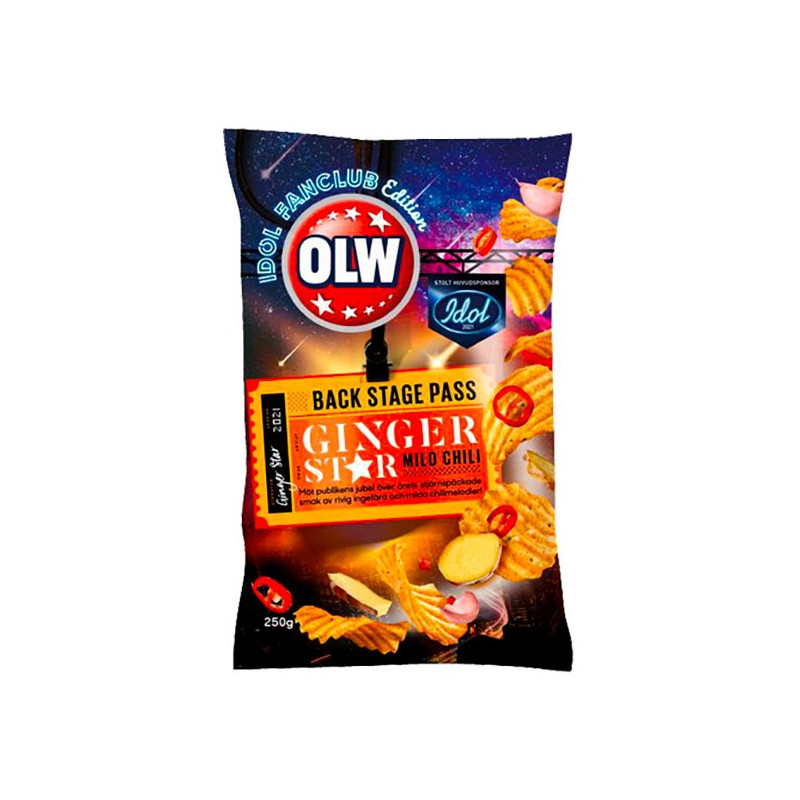 OLW Ginger Star Mild Chili Limited Edition - 250 gram