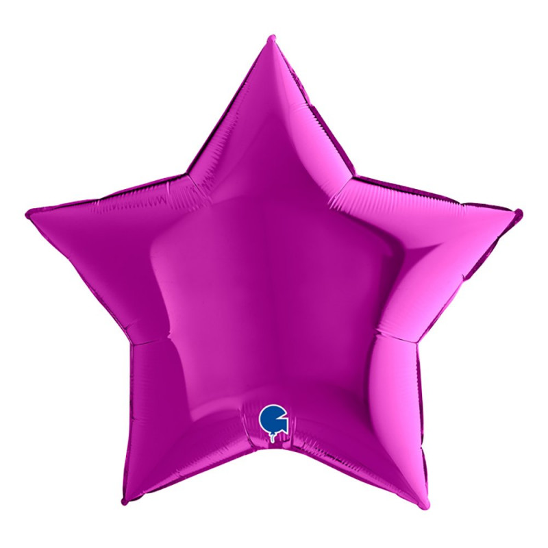 Folieballong Stjärna Lila - 91 cm