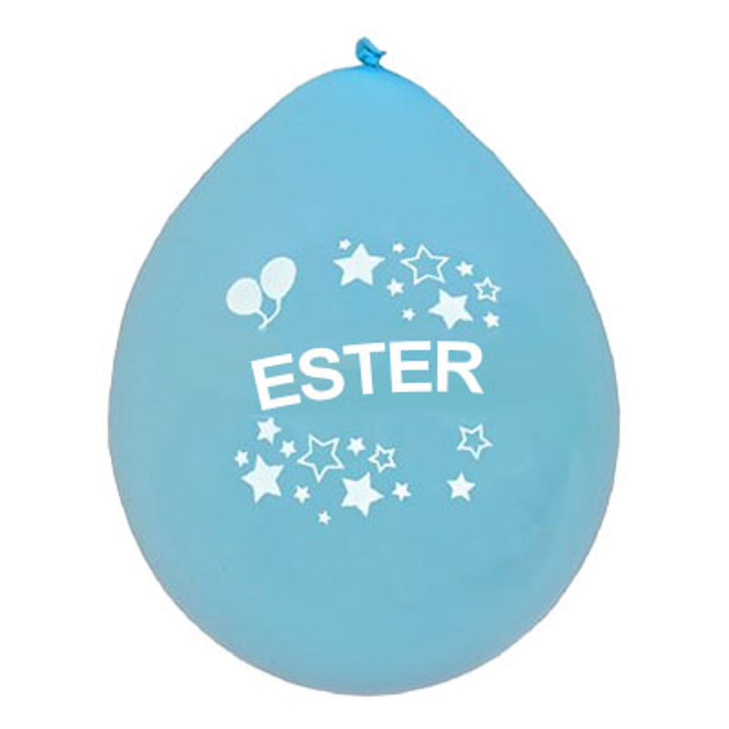 Namnballonger - Ester