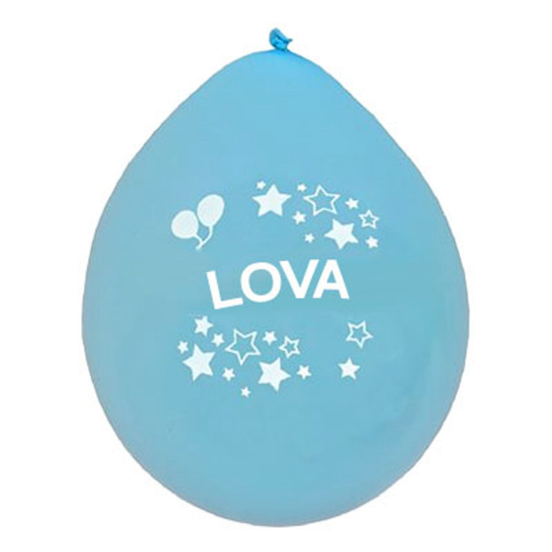 Namnballonger - Lova