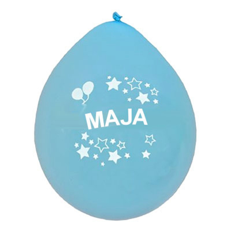 Namnballonger - Maja