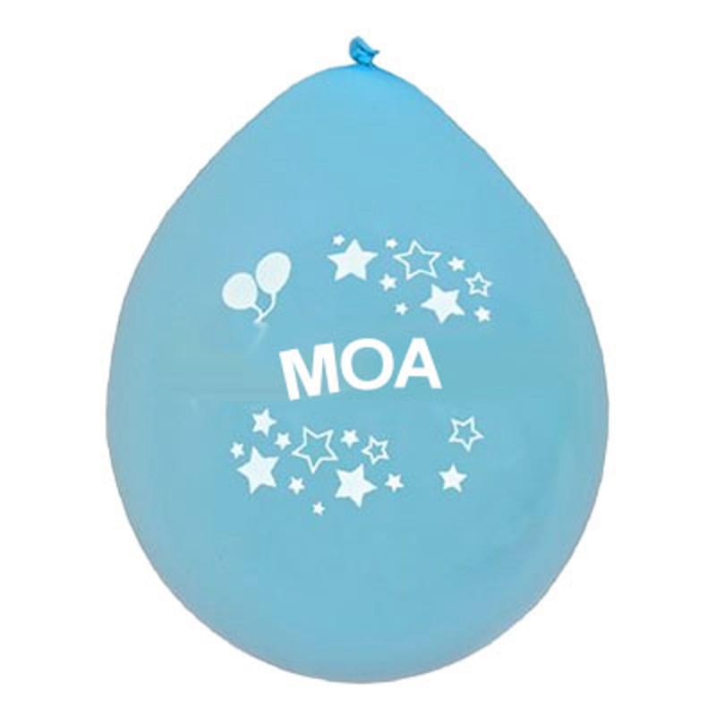 Namnballonger - Moa