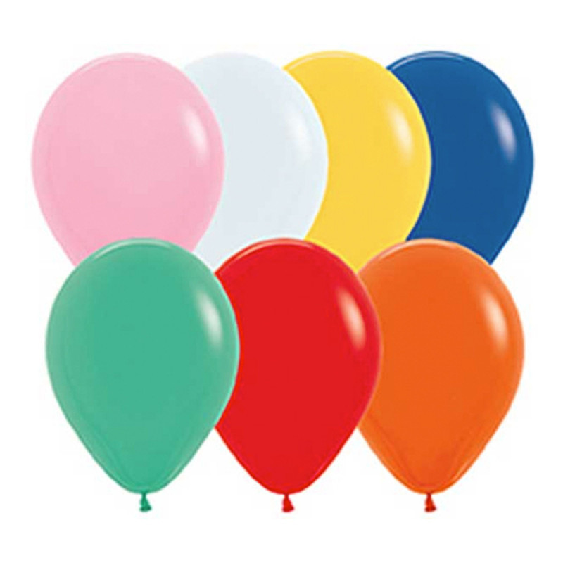 Stora Ballonger Flerfärgade - 25-pack