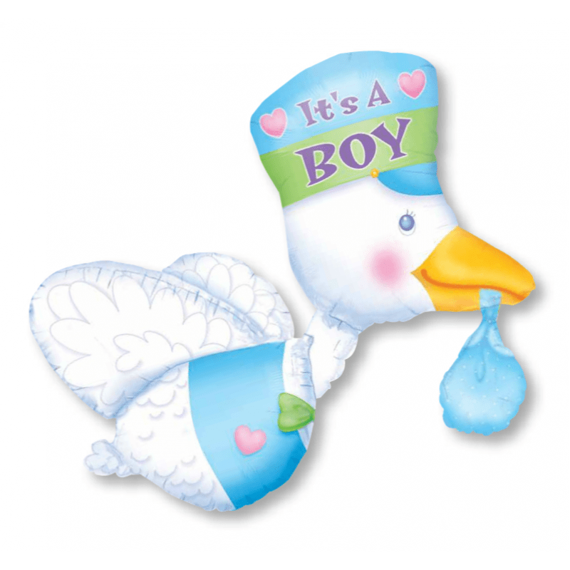 Heliumballong Stork It\'s A Boy