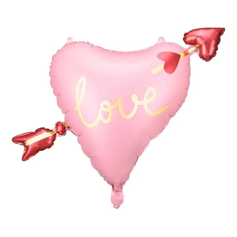 Folieballong Hjärta med Pil