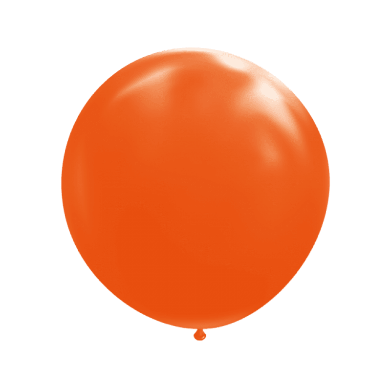 Stor latexballong orange - 100 cm