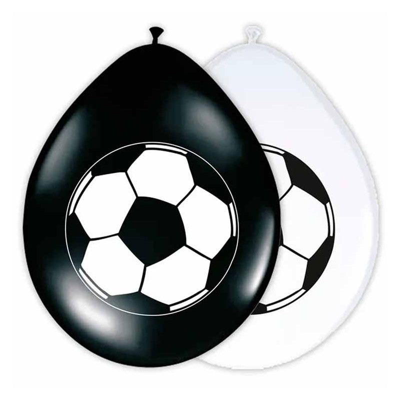Fotbollsballonger 30 cm 8-pack