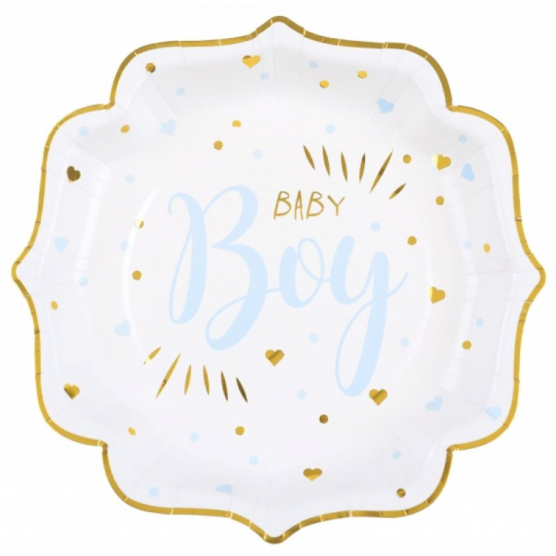 Tallrikar Baby Shower - Baby Boy 10-pack