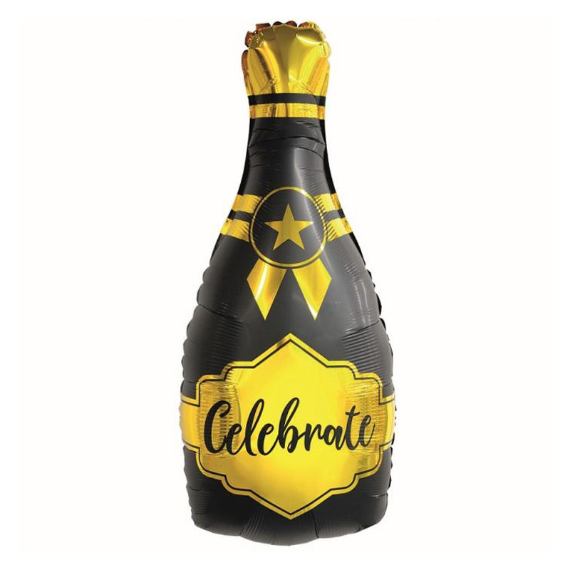 Folieballong Champagneflaska \"Celebrate\"