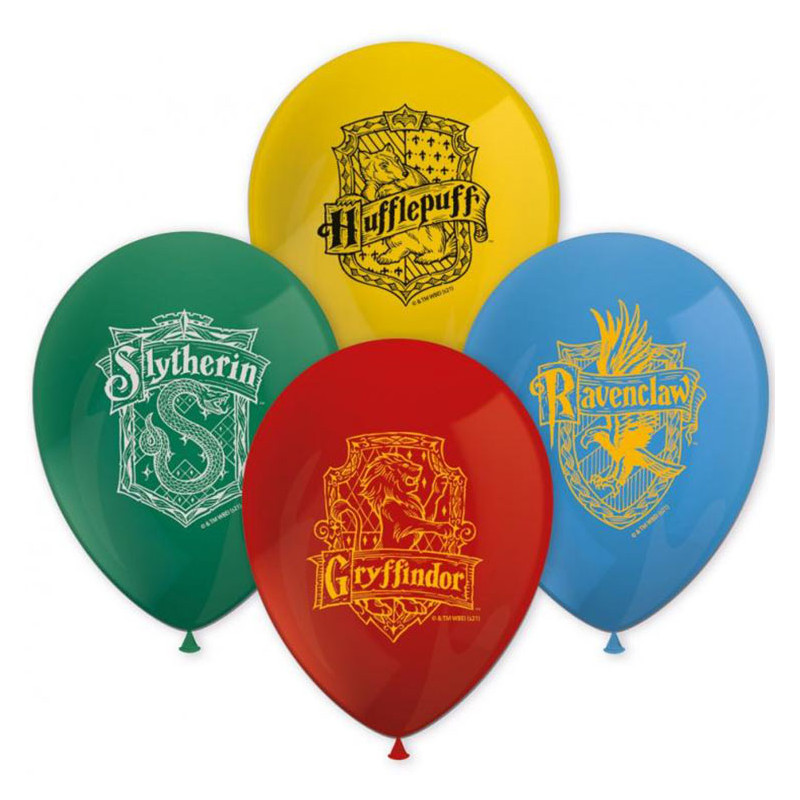 Harry Potter Hogwarts Houses Ballonger 8-pack