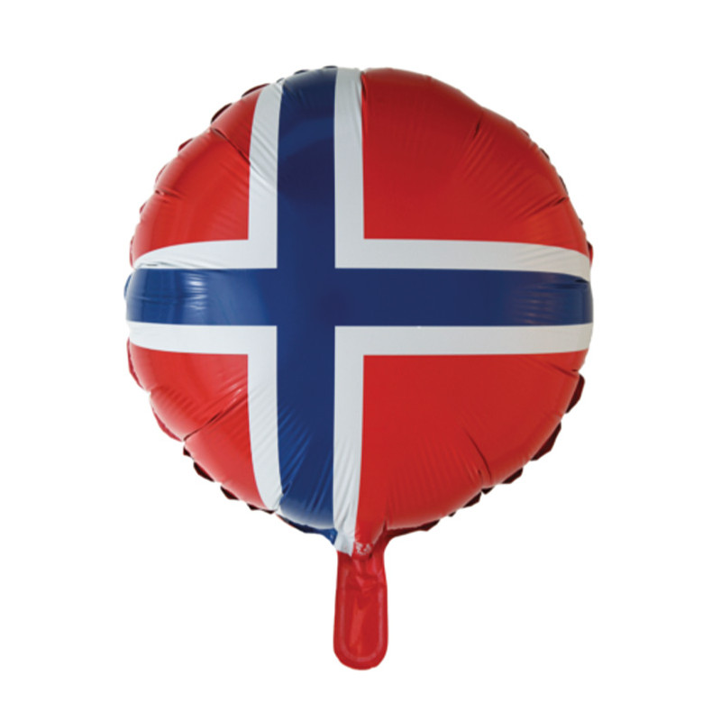 Folieballong Norge 46cm