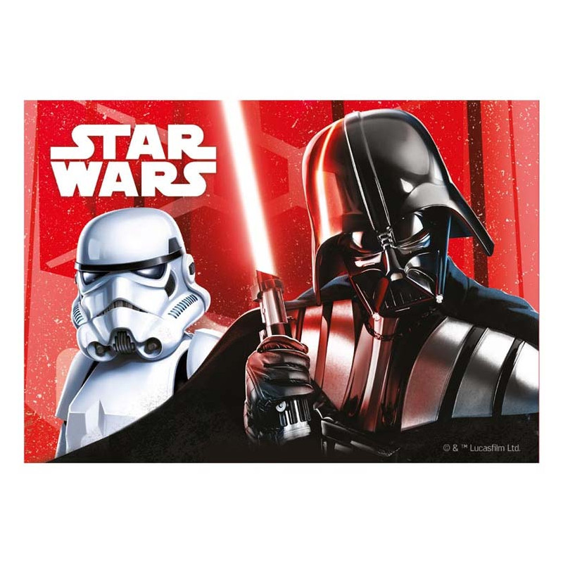 Star Wars Tårtbild/Oblat 21 x 14,8 cm