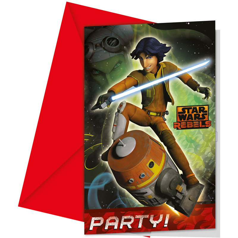 Star Wars Rebels Inbjudningskort
