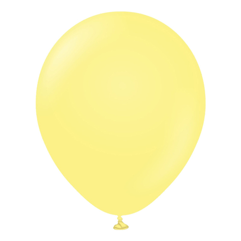 Latexballonger Professional Stora Macaron Yellow - 25-pack