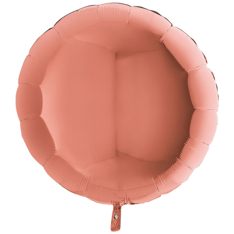 Folieballong Rund Roséguld XL