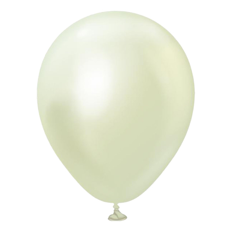 Latexballonger Professional Mini Green Gold Chrome - 100-pack