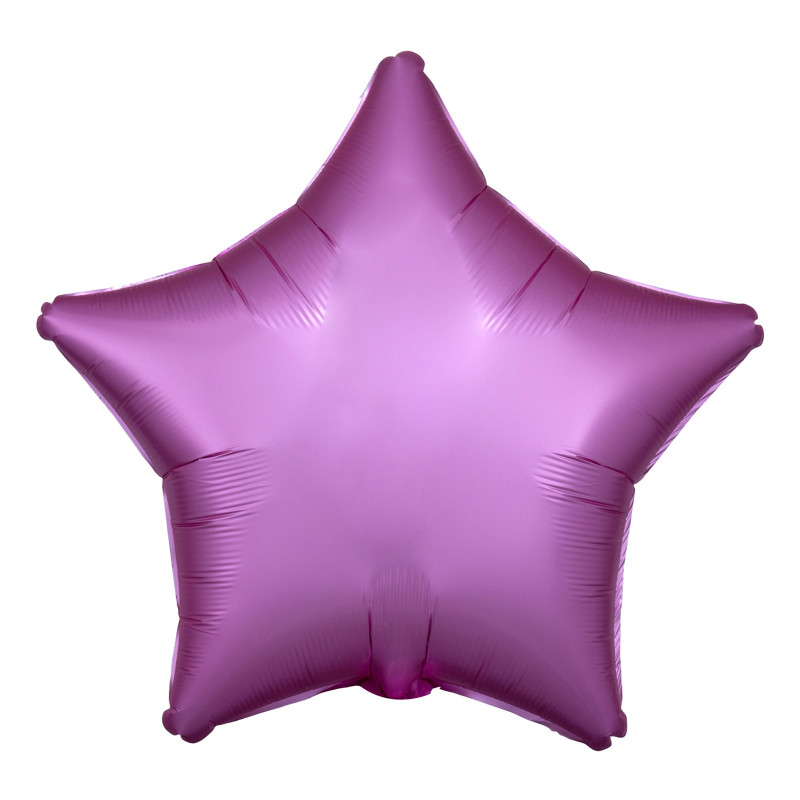 Folieballong Stjärna Silke Lila