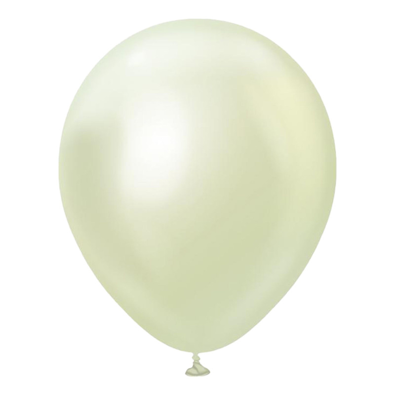 Latexballonger Professional Green Gold Chrome - 10-pack