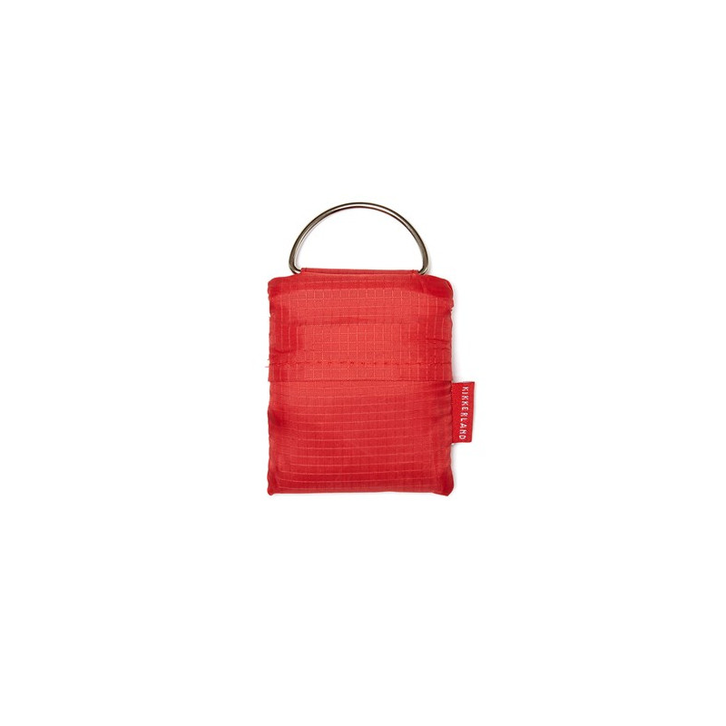 Nyckelring med shoppingväska, Röd