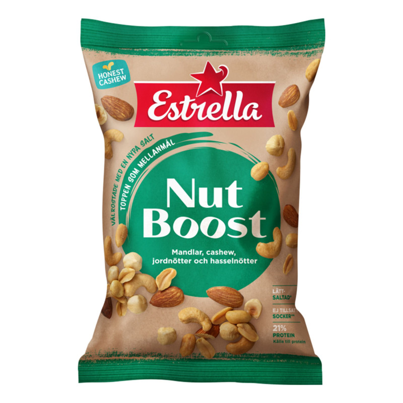 Estrella Nut Boost Grön - 150 gram