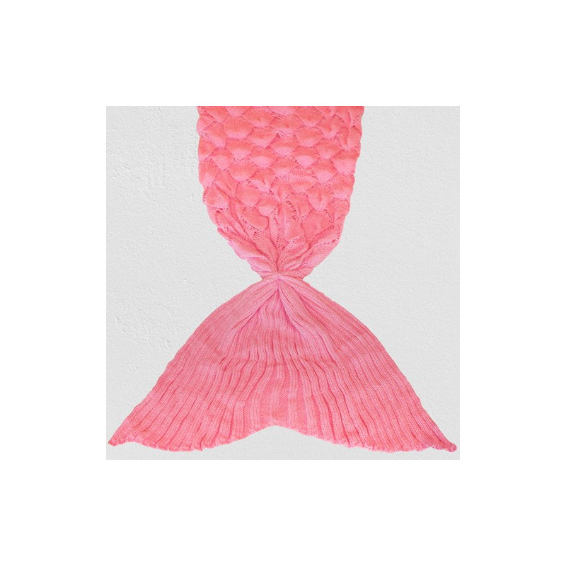 Sjöjungfru-filt - Mermaid Blanket, Rosa