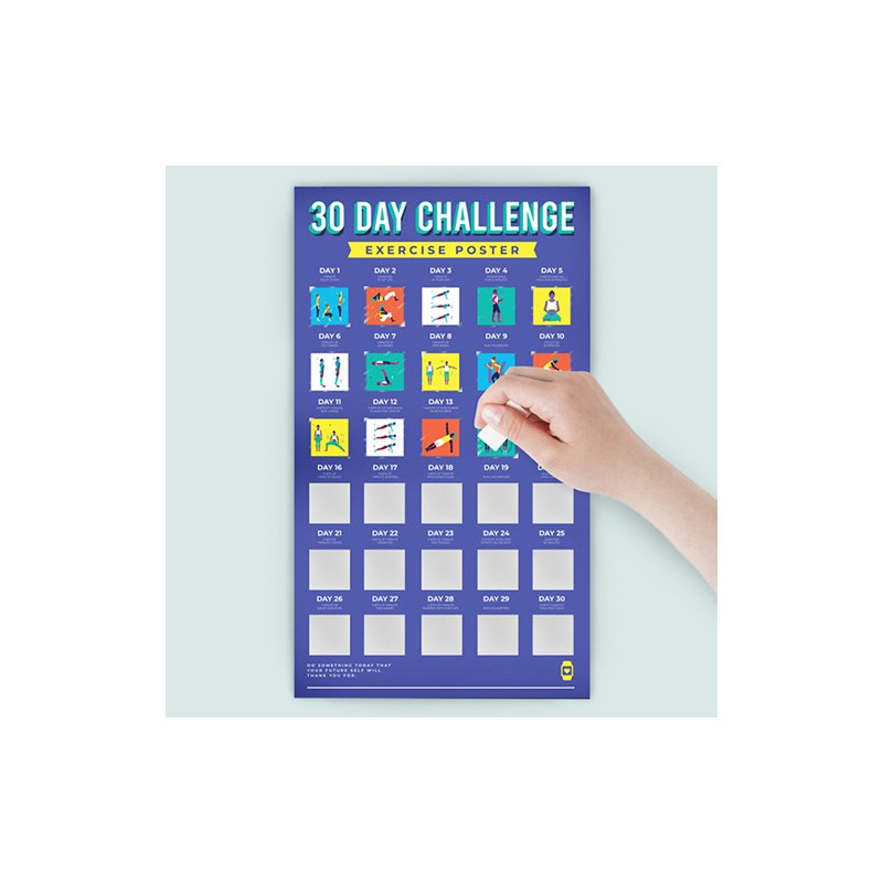 Skrapaffisch, 30 day challenge - Träning, Multi