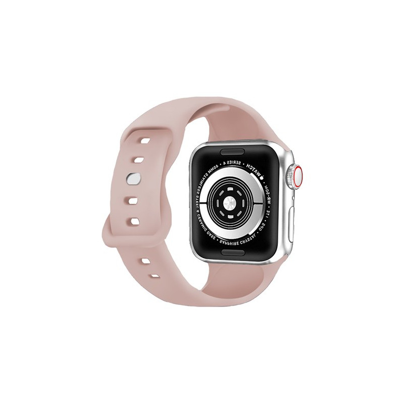 Silikonarmband för Apple Watch, Rosa, 42/44/45 mm